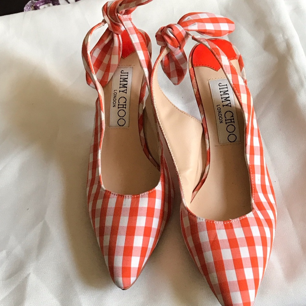 Jimmy Choo sling back pumps